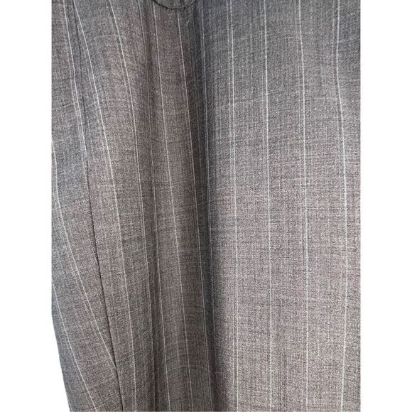 Classiques Entier Brown Professional Tapered Pinstripe Pants - Picture 3 of 5